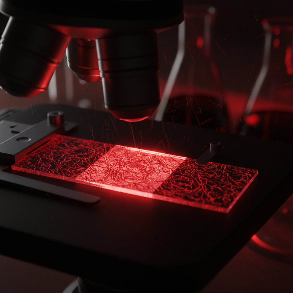 Analyse tissulaire microscopie peptides réparation préclinique